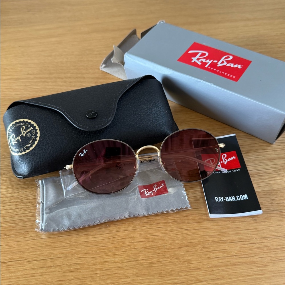 Ray-Ban Gold Sunglasses